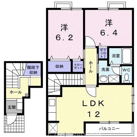 レジデンス・Ｆの物件間取画像